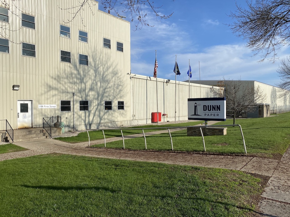 Image of dunn paper entrance