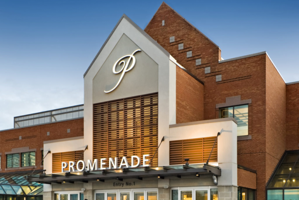 Image of promenade mall entrance