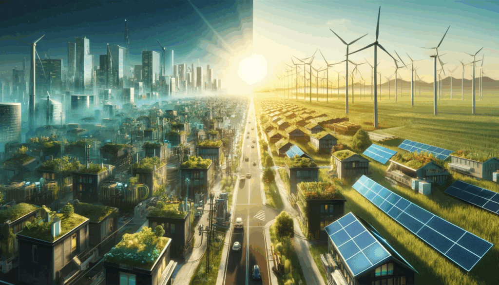 Futuristic Energy Grid