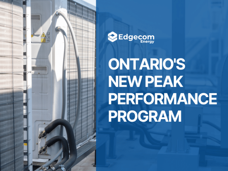 Ontario's IESO Peak Performance Program - Edgecom Energy