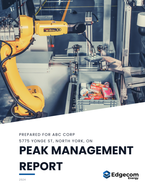 Peak Management Report Cover